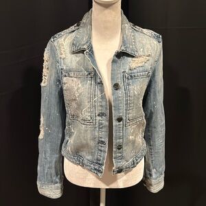 Distressed Denim Jacket